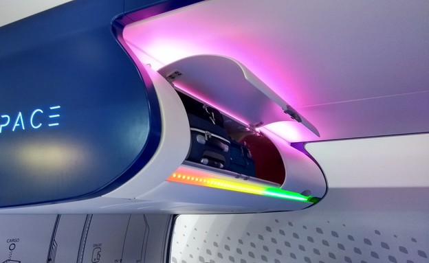תא אחסון במטוס (צילום: Airbus)