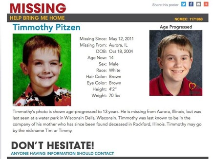 מודעת המשטרה על הילד שנחטף (צילום: רויטרס, חדשות)