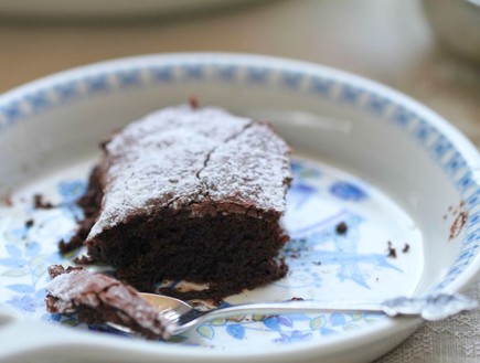עוגת פודינג שוקולד (צילום: עידית נרקיס כ