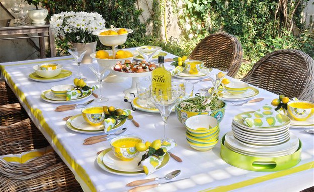 שולחן חג אביבי - פוקס הום  (צילום: שי אדם)