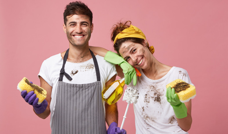 כלי ניקוי חמודים (צילום: WAYHOME studio/ Shutterstock.com)