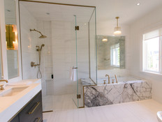 חדר רחצה עם מקלחון (צילום: Shawn Goldberg/ Shutterstock)