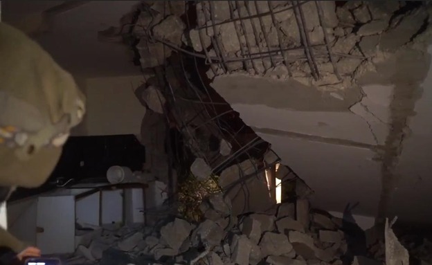 הריסת בית המחבל מהפיגוע בעפרה (צילום: דובר צה"ל, חדשות)