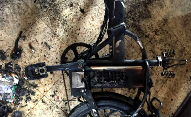 סכנת הסוללות של האופניים החשמליים (צילום: מתוך 