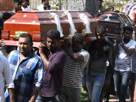 הפיגועים בסרי לנקה: 359 נהרגו (צילום: Sky News, חדשות)