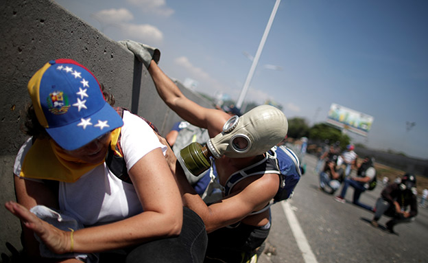 ניסיון ההפיכה בוונצואלה (צילום: רויטרס, חדשות)
