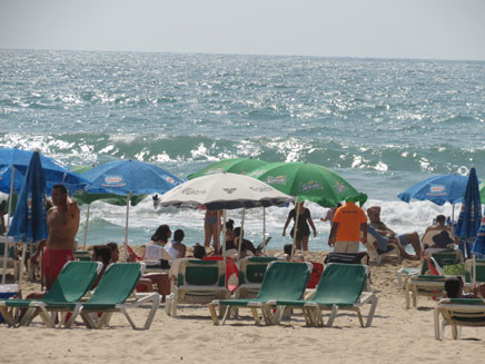 חוף ראשון לציון (צילום: דני קמושביץ', חדשות)