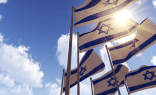דגלי ישראל  (צילום: By Dafna A.meron, shutterstock)