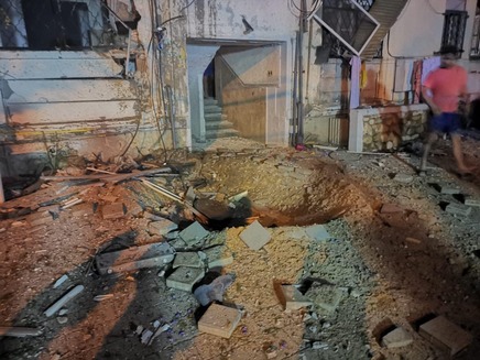 זירת הפגיעה באשקלון שבו נהרג אזרח (צילום: חמל דרום, חדשות)