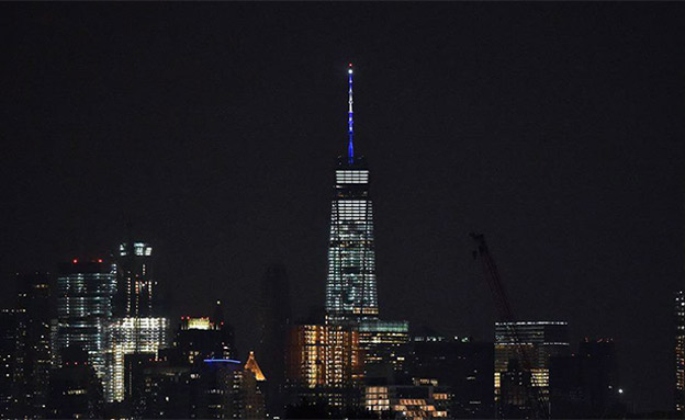 ניו יורק מוארת לכבוד ישראל (צילום: לשכת מושל מדינת ניו יורק, חדשות)