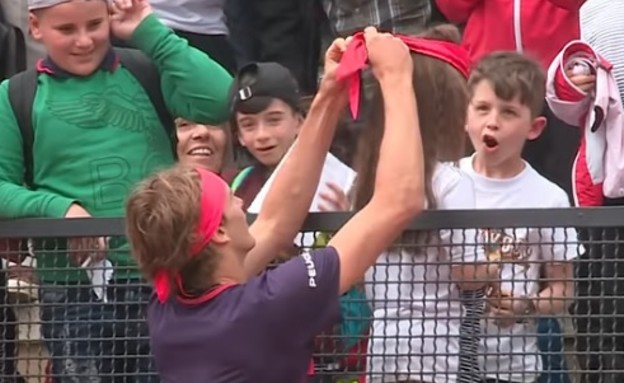 סשה הטניסאי (צילום: youtube/Tennis TV)