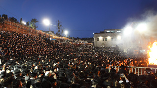 הילולה בהר מירון (צילום: יעקב נעמי / פלאש 90, חדשות)