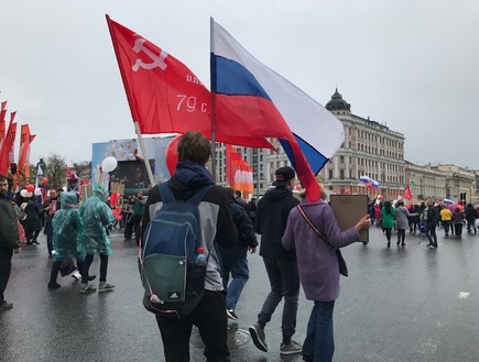 צעדת ה-9 במאי, מוסקבה (צילום: ינון בן שושן, mako חופש)