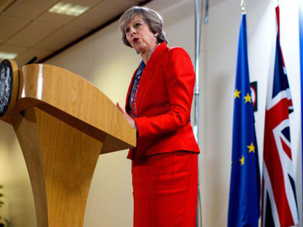 ראש ממשלת בריטניה העוזבת, תרזה מיי (ארכי (צילום: sky news, חדשות)