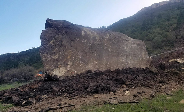 כך נראה הסלע (צילום: SKYNEWS‎, חדשות)