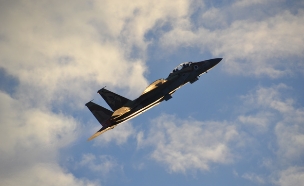 מטוס F15 מדגם "רעם" של חייל האוויר (צילום: הגר עמיבר / בטאון חיל האוויר, חדשות)