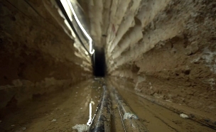 כך נראית המנהרה החדשה של חיזבאללה (צילום: דובר צה"ל, חדשות)