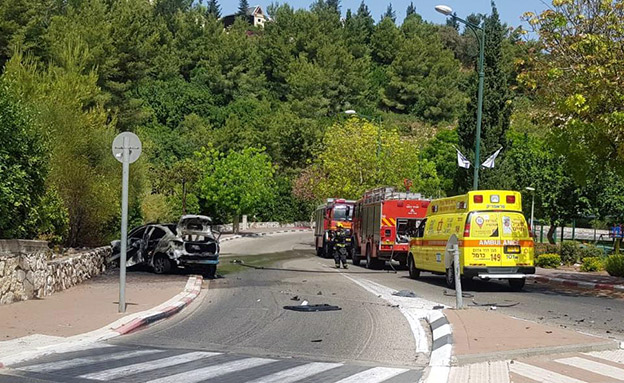 מותו של הפצוע נקבע במקום (צילום: דוברות מד"א, חדשות)