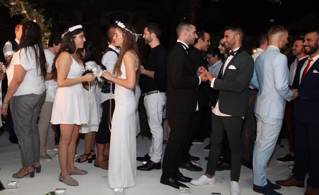 החתונה הגאה הגדולה בישראל (צילום: עומר ישראלי, עיריית תל אביב-יפו)