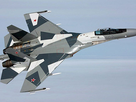 מטוס סוחוי רוסי (צילום: חדשות)