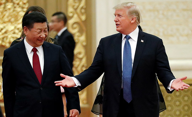 דונלד טראמפ ושי ג'ינפינג נשיאי ארה"ב וסין בהתאמה (צילום: רויטרס, חדשות)