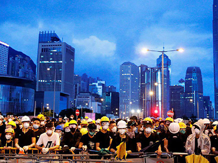 עימותים בהונג קונג (צילום: חדשות)