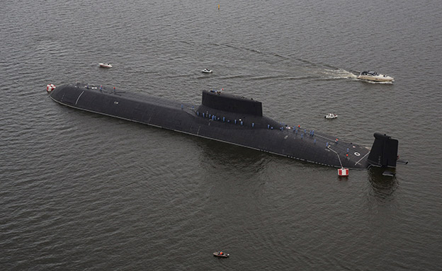 צוללת גרעינית של חיל הים הרוסי‎ (צילום: רויטרס, חדשות)