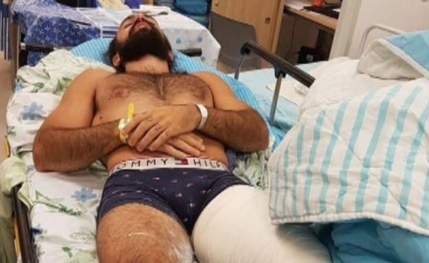 פינאליסט ומאמן נינג'ה ישראל שבר את עצם הירך