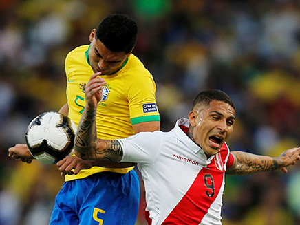 ברזיל ופרו בגמר הקופה אמריקה (צילום: רויטרס, חדשות)