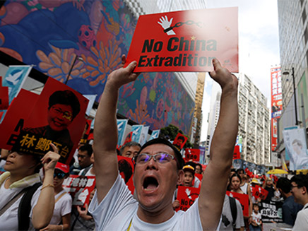 מחאת ענק בהונג קונג (צילום: רויטרס, חדשות)