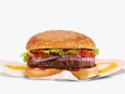 המבורגר מקדונלד'ס (צילום: נמרוד גנישר,  יח