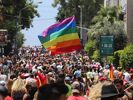 מצעד הגאווה בתל אביב (צילום: צילום: איתן אלחדז/TPS, חדשות)