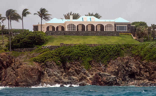 כך נראה הנכס של אפסטין באי (צילום: AP, חדשות)