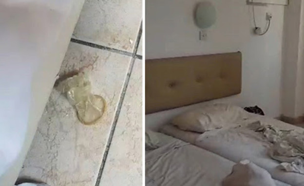 וודקה וקונדומים: כך נראה החדר של הנערים בקפריסין (צילום: החדשות )