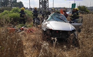 תאונת הדרכים בה נהרגה אידה בת ה-22 (צילום: דוברות כבאות והצלה - מחוז צפון, חדשות)