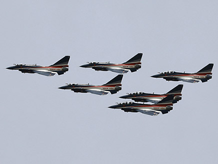 מטוסי קרב סינים מסוג j-10‏‎ (צילום: רויטרס, חדשות)
