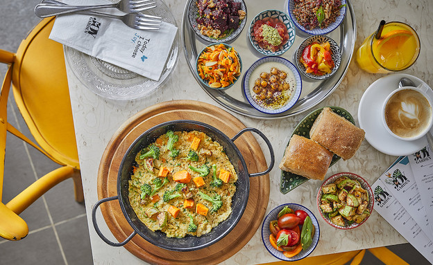 ג'וי גארדן רמת גן ארוחת בוקר טבעונית  (צילום: אפיק גבאי,  יח"צ)