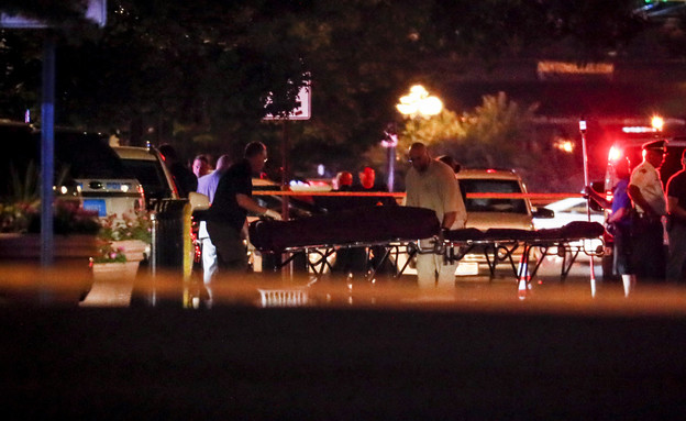 זירת הרצח ההמוני באוהיו (צילום: Sakchai Lalit | AP)