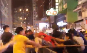 אזהרה לישראלים בהונג קונג: התרחקו מההפגנות (צילום: מתוך "חי בלילה", קשת12)
