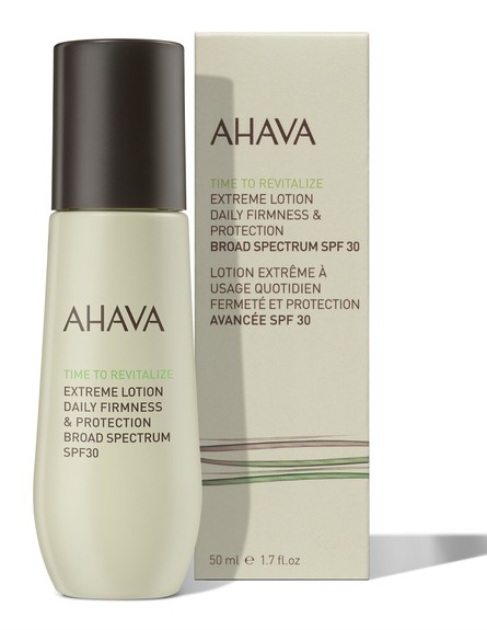 EXTREME LOTION SPF30 AHAVA  תחליב לחות למיצוק והגנה  (צילום: טל אזולאי)