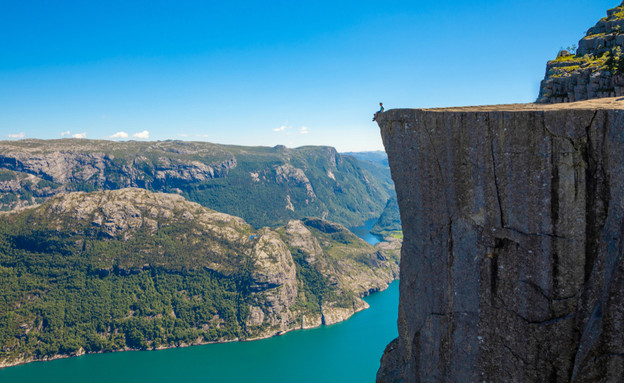 צוק כס המטיף בנורווגיה (צילום: Tatiana Dyuvbanova, Shutterstock)