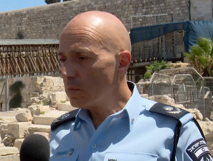 ניצב דורון ידיד מפקד מחוד ירושלים במשטרה (צילום: החדשות , אלדד עובדיה)