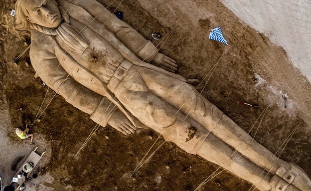 פסטיבל פסלי החול באשקלון‎ (צילום: שלמה בן אל ויונה אלמוג, פסטיבל פסלי החול באשקלון‎)