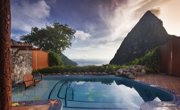 ‏‏ladera Resort Saint Lucia (צילום: הוטל קומביינד)