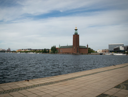 בניין העירייה בשטוקהולם, שוודיה (צילום: ינון בן שושן, mako חופש)