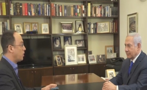 48 שעות לבחירות: ראש הממשלה בראיון לניב רסקין (צילום: מתוך "חדשות הבוקר" , קשת12)