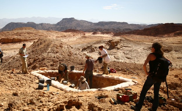 חפירות בתמנע: גילוי ההתפתחות בממלכת אדום (צילום: ארז בן יוסף ומשלחת חפירות תמנע של אוניברסיטת תל אביב)