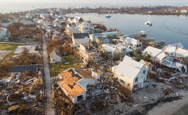 בתים שנהרסו על ידי הוריקן דוריאן באיי בהאמה (צילום: Jose Jimenez, Getty Images)