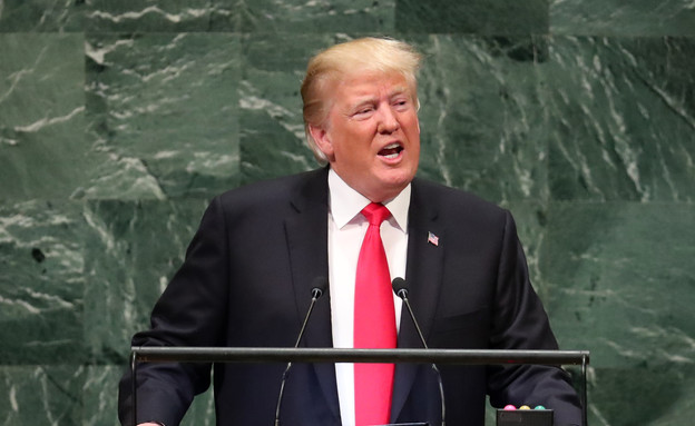 טראמפ נואם באו"ם (צילום: רויטרס)