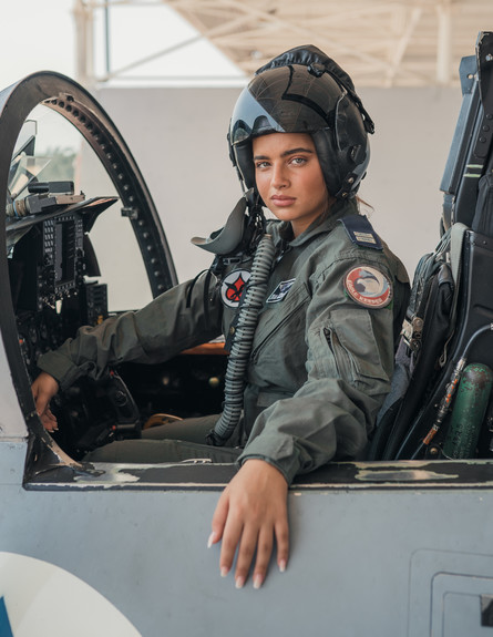 נועה קירל וחיל האוויר, ספטמבר 2019 (צילום: חיל האוויר)